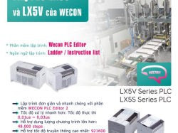 ​▶Dòng PLC LX5S và LX5V của Wecon - Nhanh hơn và Hiệu quả hơn◀